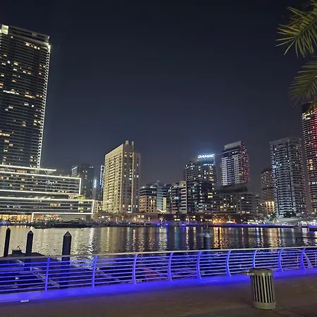Ferienwohnung Luxurious Large 2Br With Marina And Sea Views Dubai Exterior foto